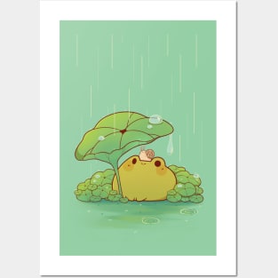 Rainy friends Posters and Art